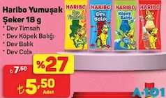HARİBO YUMUŞAK ŞEKER 18 G